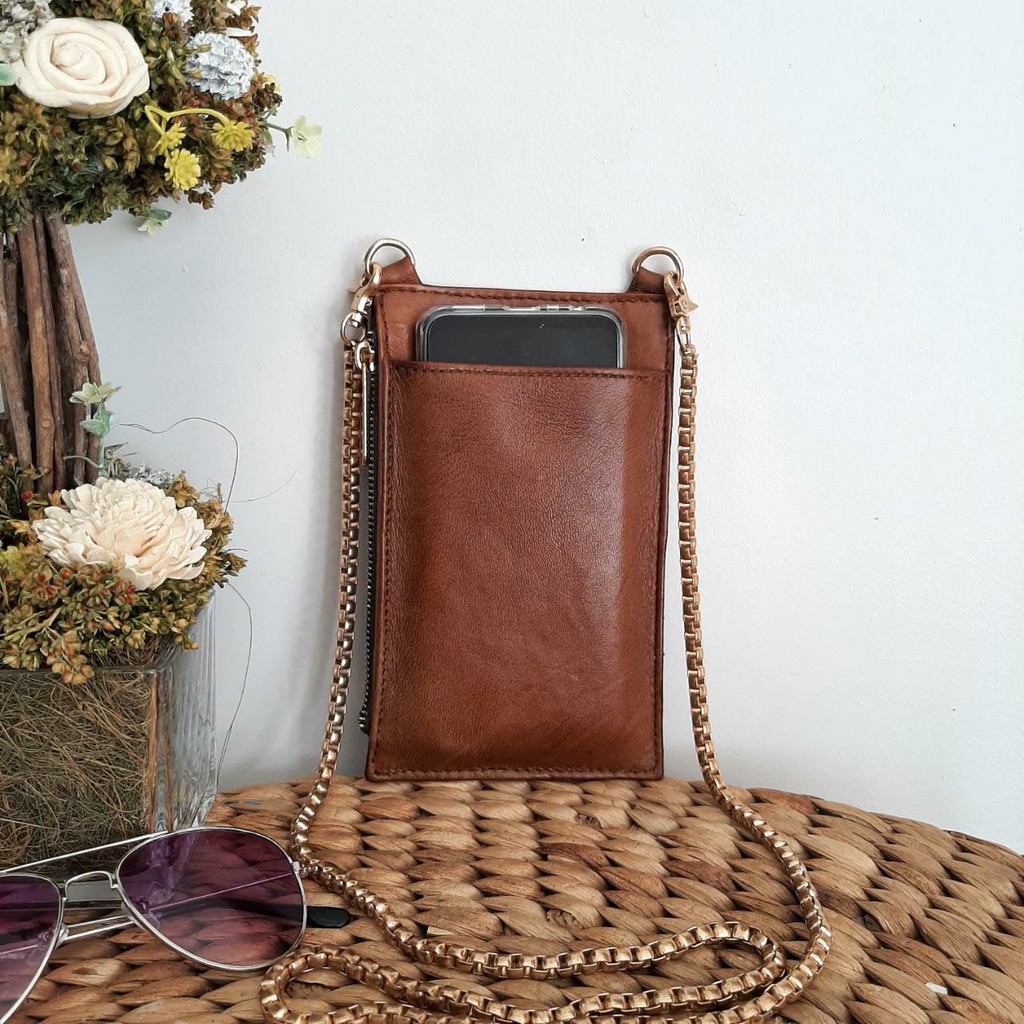 Tas hp gantungan leher/tas hp mini selempang gantung leher/hanging wallet/sako