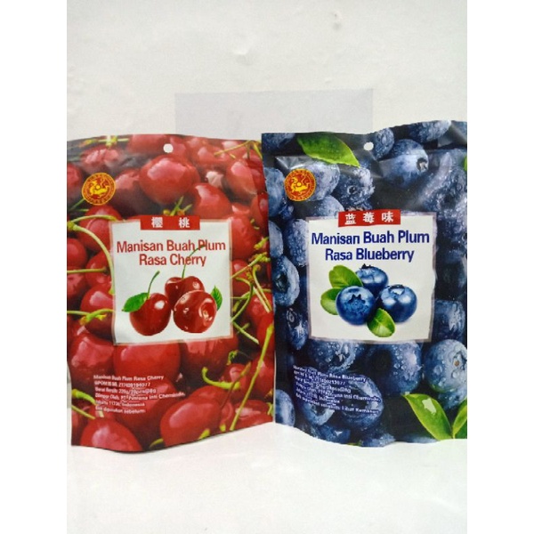 

MANISAN BUAH PLUM CHEN LIANG JI | Rasa CHERRY | BLUEBERRY | BUAH PERSIK 220 gram