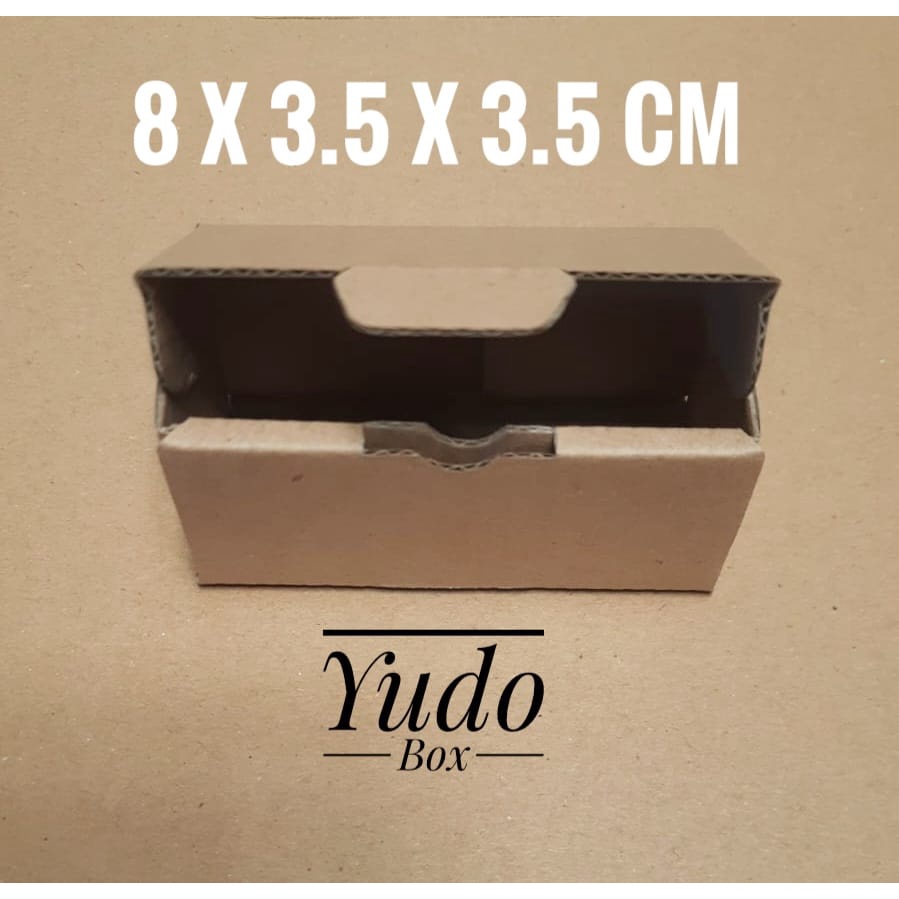 

Kardus karton uk. 8 x 3,5 x 3,5 cm...die cut box kotak Souvenir -dll