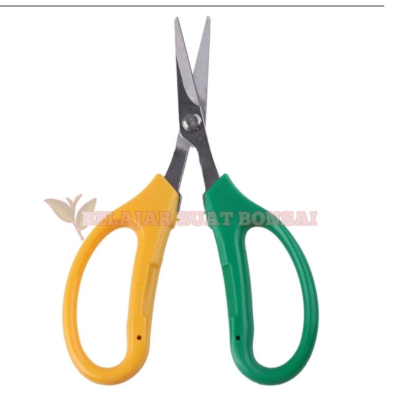 Gunting Prunning Daun Gagang Hijau Kuning 16cm