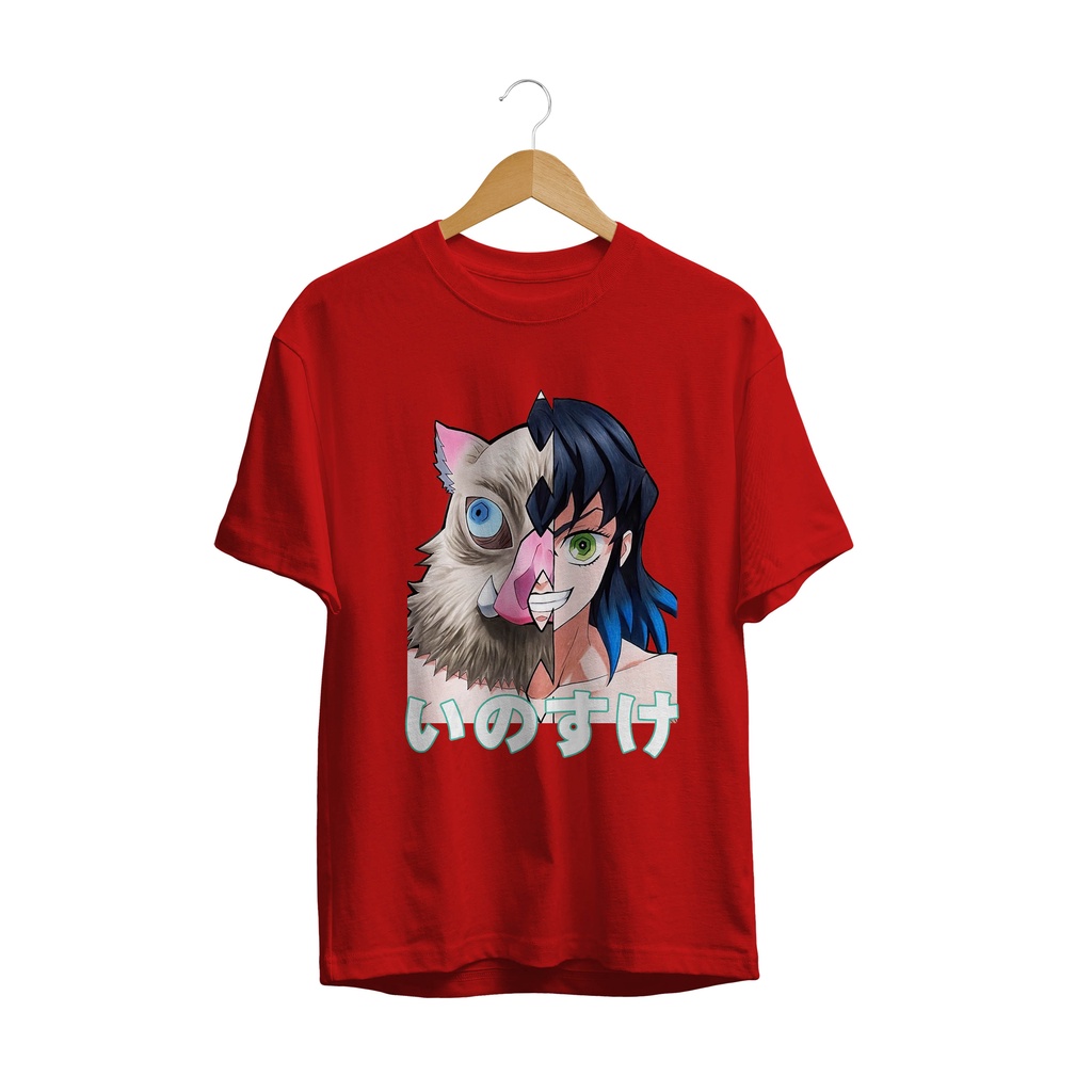 KAOS DISTRO DEMON SLAYER SERIES INOSUKE PIG ANIME TERBARU