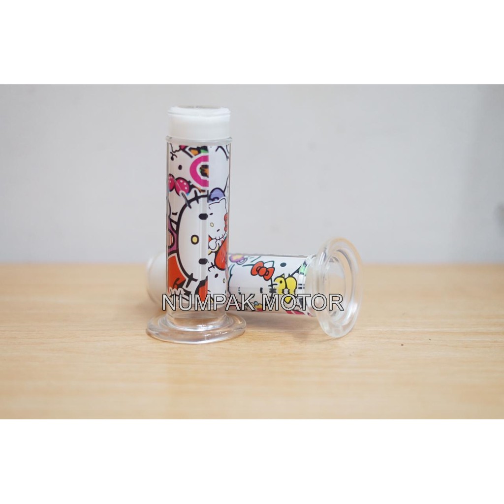 Karet Gas Motor Beat Model Helo Kitty-Handgrip Motor Helokitty-Untuk Semua Jenis Motor