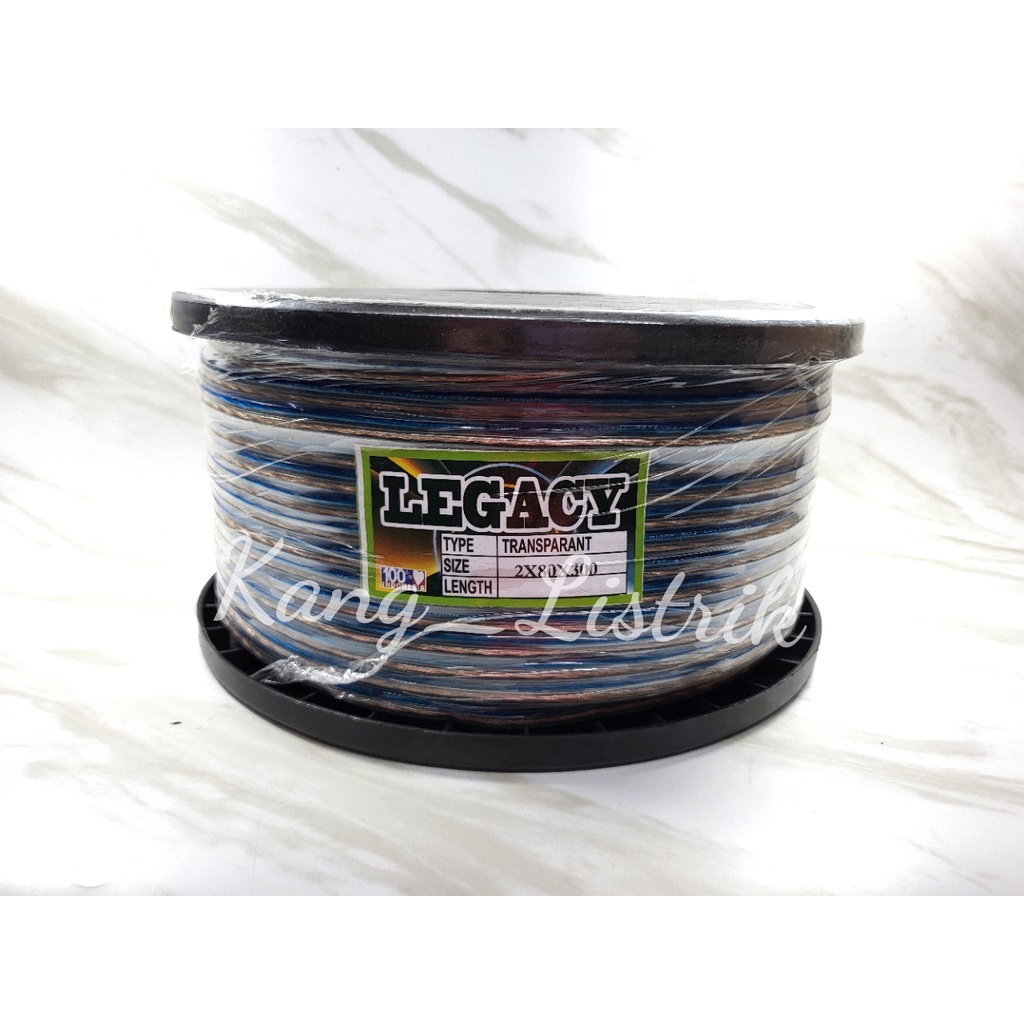 Kabel Transparan / Kabel Audio Transparan / Kabel Speaker 2x80x250