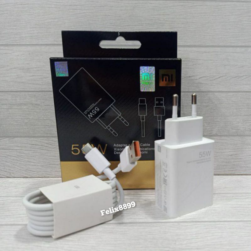 Charger Xiaomi Fast Charging Type C Tipe C 33W 55W MDY-12-EA