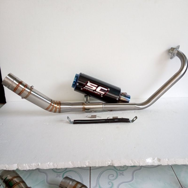 Knalpot racing Sc project pnp vixion,verza,byson,r15,dll