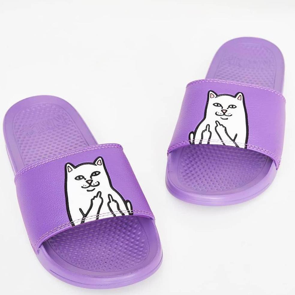 [KODE BARANG F7683] slip on sandal wanita pria terbaru niike X ripndip