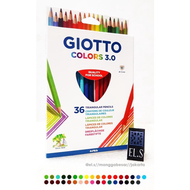 

Giotto Colors 3.0 - 36 Warna ( Pensil Warna )
