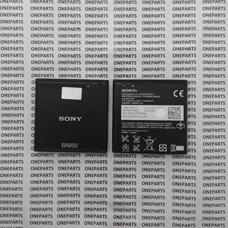 BAT BATTERY BATERAI BATRE SONY ZR BA950 ORIGINAL