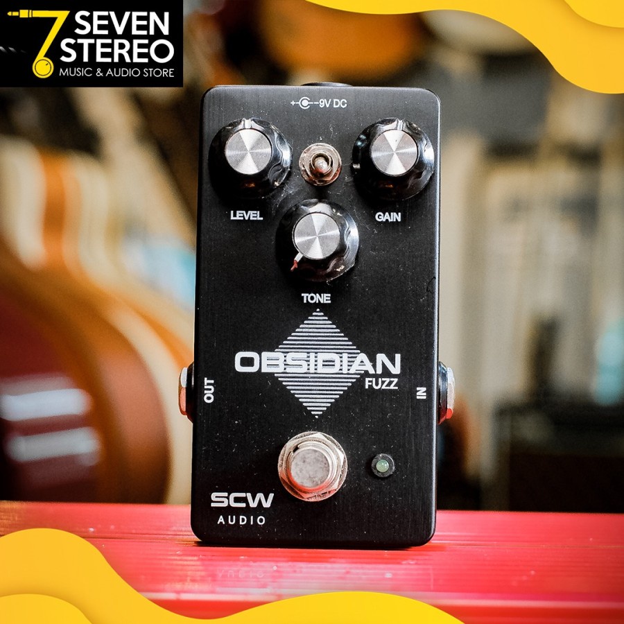 SCW AUDIO Obsidian Fuzz Effect Pedal