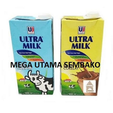 

CARGO / REGULER Susu UHT ultra milk 1000 ml / 1 liter rasa Coklat full cream / plain perPCS