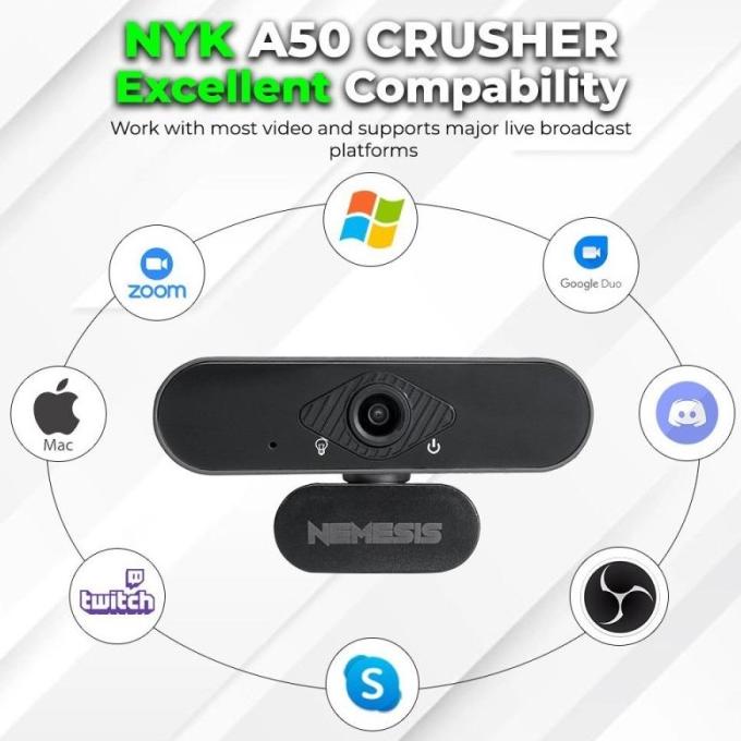 NYK Nemesis A50 / A-50 Crusher 1080p Gaming Webcam Termurah