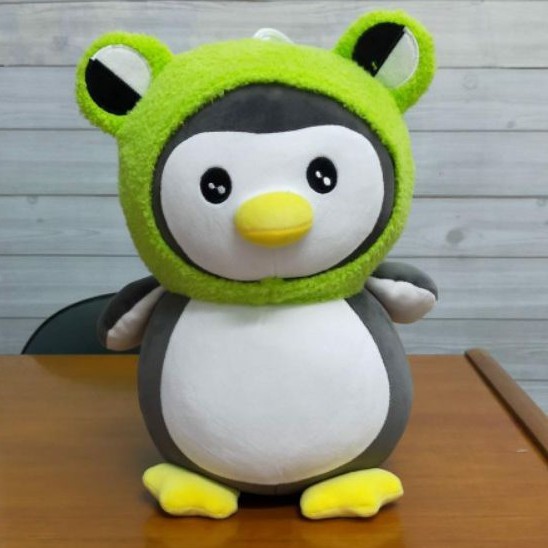 Boneka Pinguin Costum Size 35cm/boneka burung pinguin/kado ultah/Animal Boneka