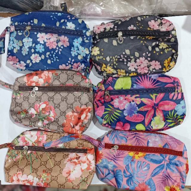 Tas make-up tas multifungsi tempat Hp uang make up