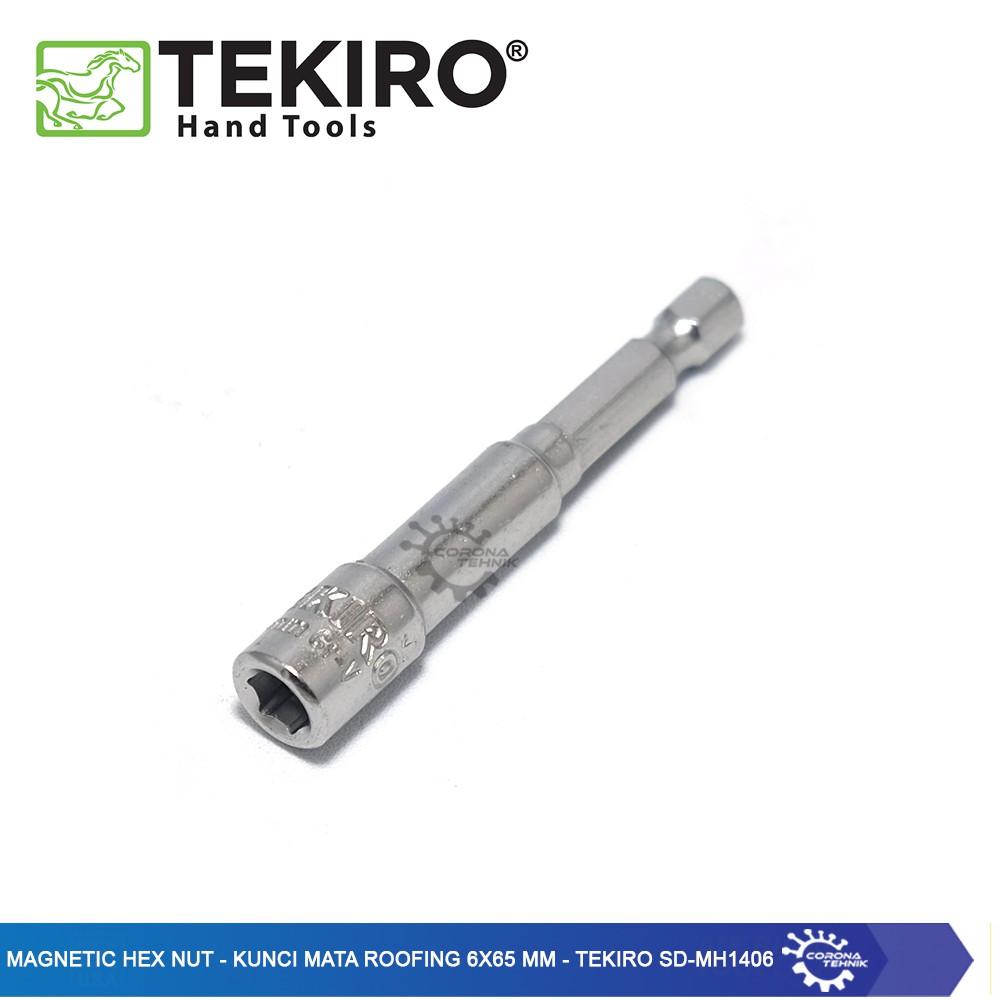 Tekiro  - Magnetic Hex Nut - Kunci Mata Roofing 6x65 mm - SD-MH1406