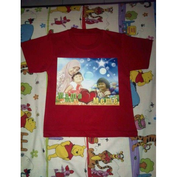 Kaos Anak Desain Foto