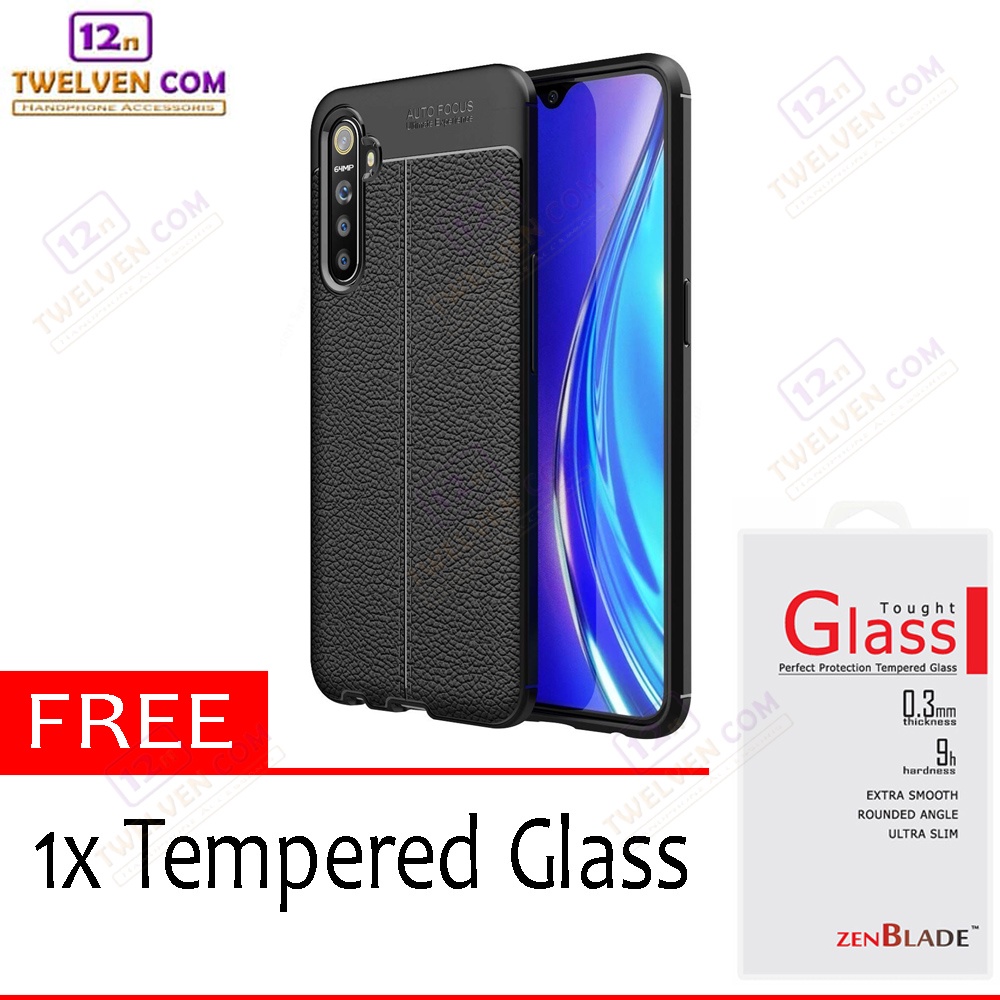 [FLASH SALE] Case Auto Focus Softcase Realme XT / K5 / F11 Pro - Free Tempered Glass