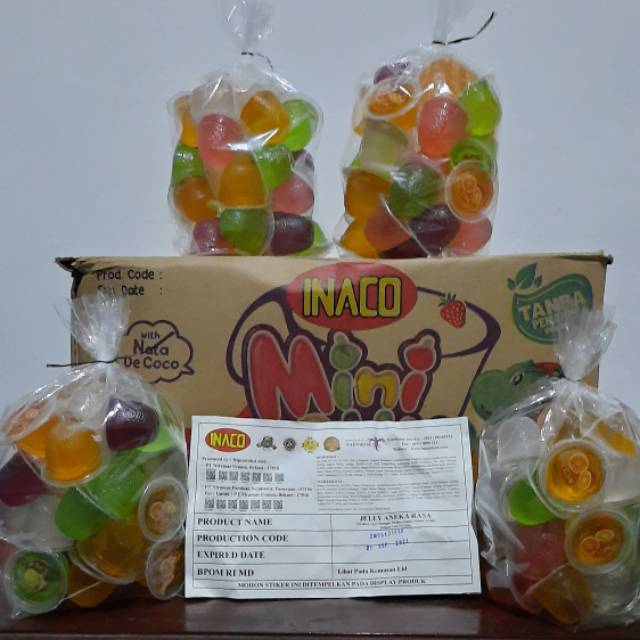 

JELLY INACO Kemasan 500GR Isi 33PCS