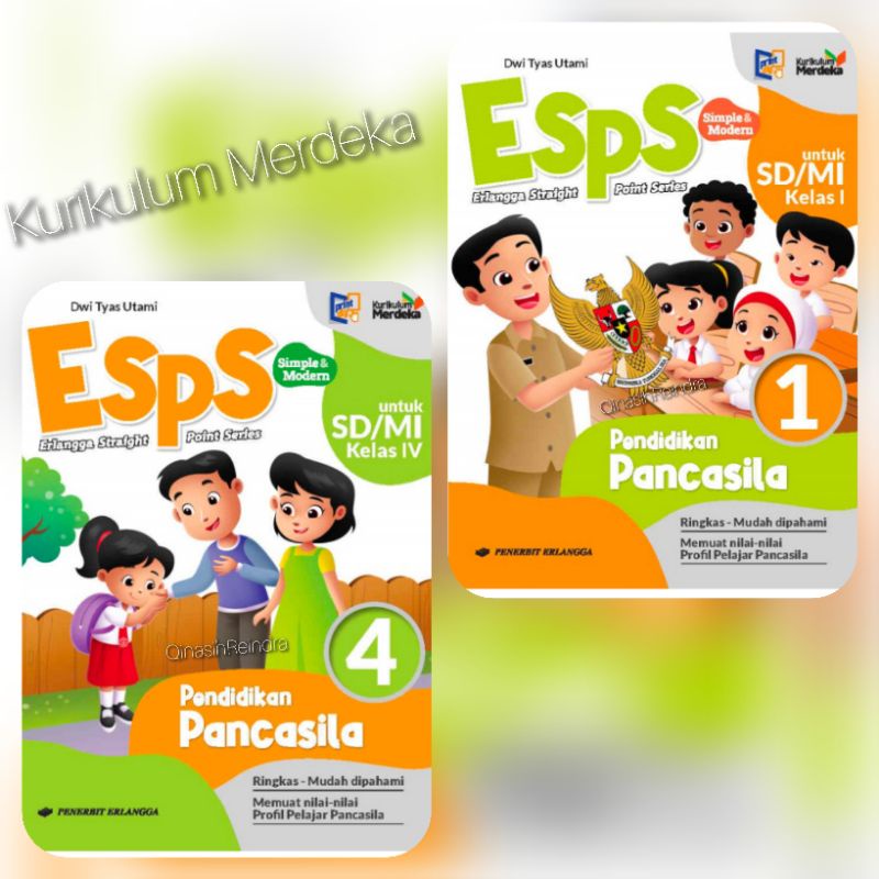 ESPS Pendidikan Pancasila Kelas 1,4 Kurikulum Merdeka Erlangga