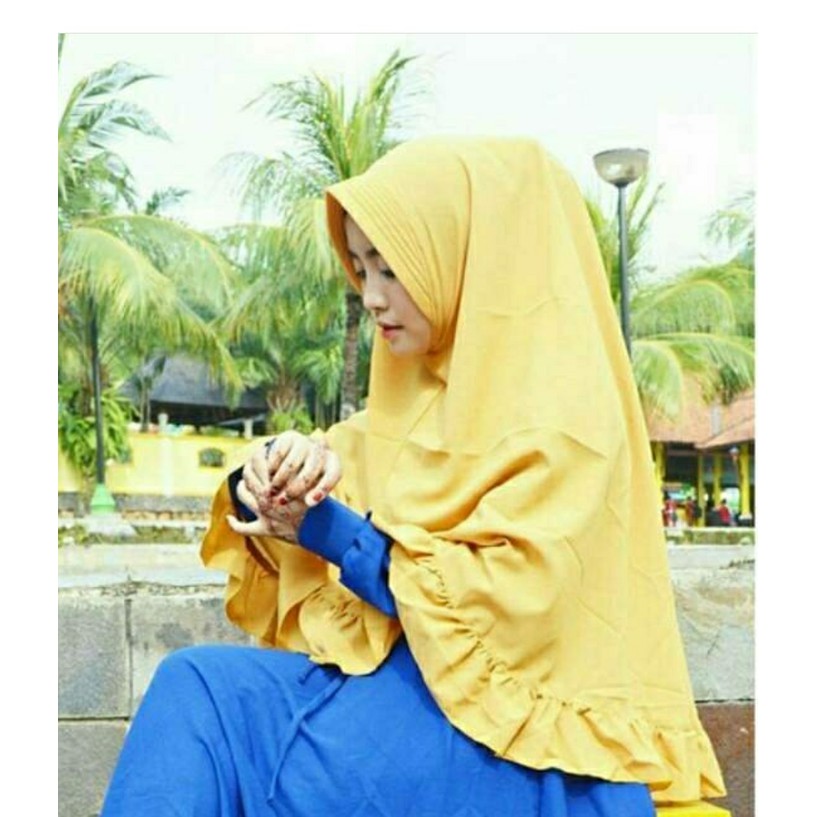 Jilbab Rempel Jumbo Pet Antem