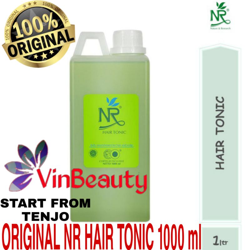 ORIGINAL NR HAIR TONIC 1 LITER / PERAWATAN RAMBUT NR HAIR TONIK 1000 ML