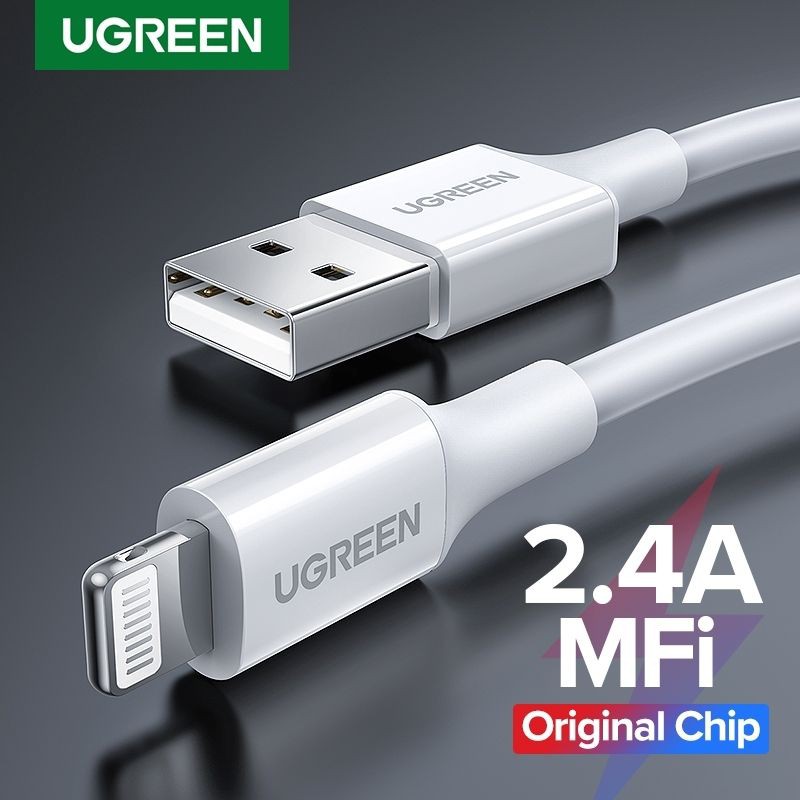 Ugreen 2.4A USB Lightning Cable MFi Certified Original