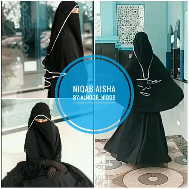 Cadar niqab aisha list putih. Niqab aisyah . Niqab butterfly. Cadar yaman alnoor niqob