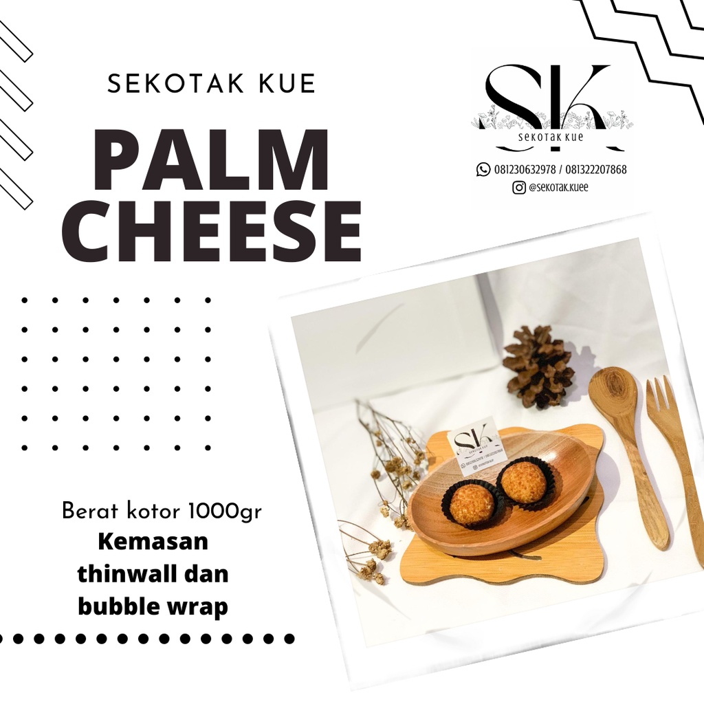 

Sekotak Kue Palm Cheese Kiloan