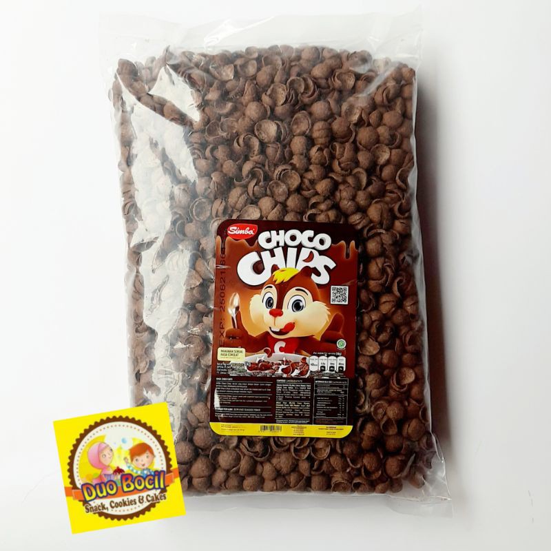 

Ay00! Sereal Cokelat Simba Choco Chips 1 Kg - Duo Bocil Snack