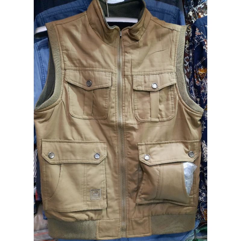 rompi  / vest santai pria jeep import