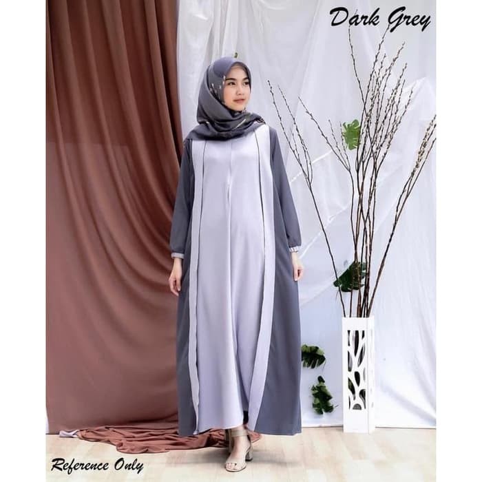 Wirasha maxi dress/saskinurgita_ol_shoop-drak grey