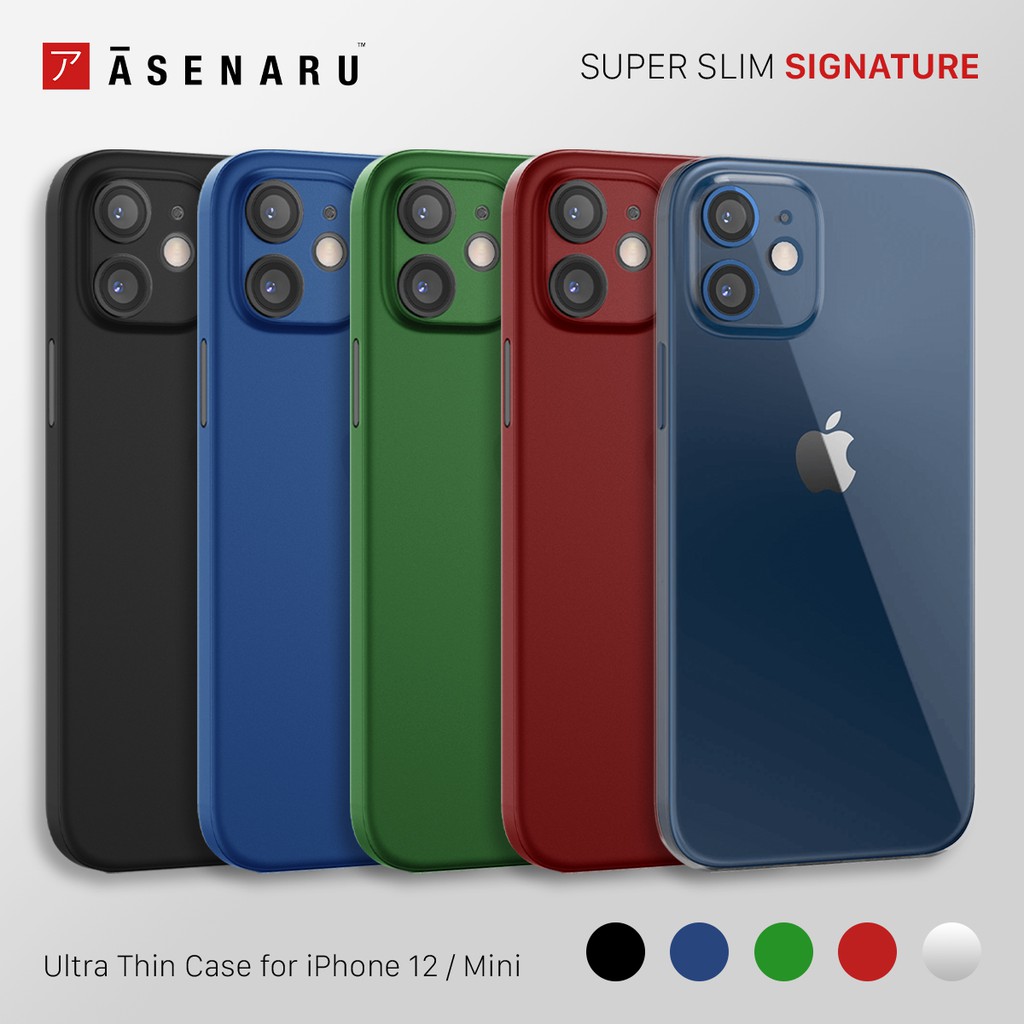 ASENARU iPhone 12 /12 Mini/12 Pro/12 Pro Max Casing - Super Slim