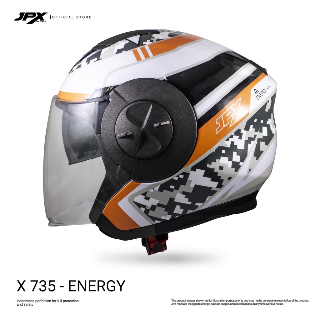 Helm Half Face JPX X735R Energy Preview