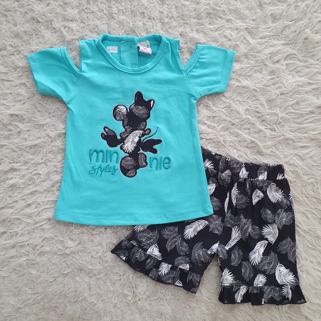 Baju Bayi Minnie Casual Set