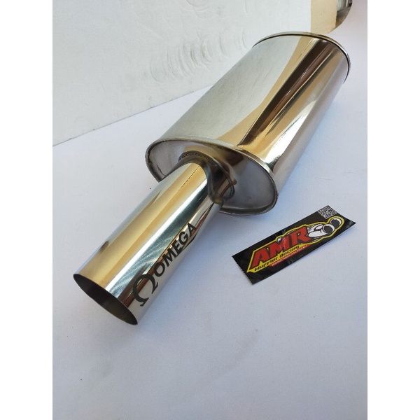 Knalpot Mobil Racing OMEGA, Bass Kering Fullstainless