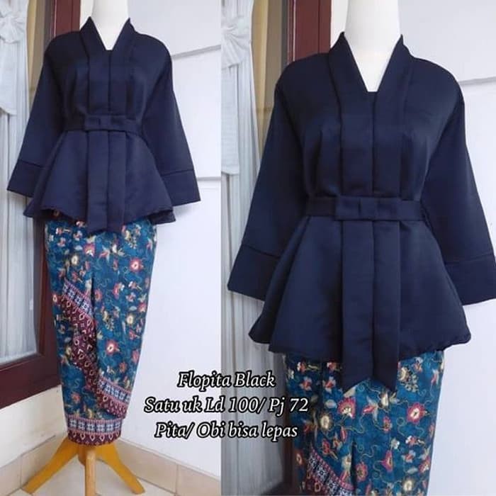 TERMURAH KEBAYA MODERN CARTE BLANCHE LENGAN 3 4 PUTIH BIG SIZE L XXXL TERLARIS I.93636281.1642733106