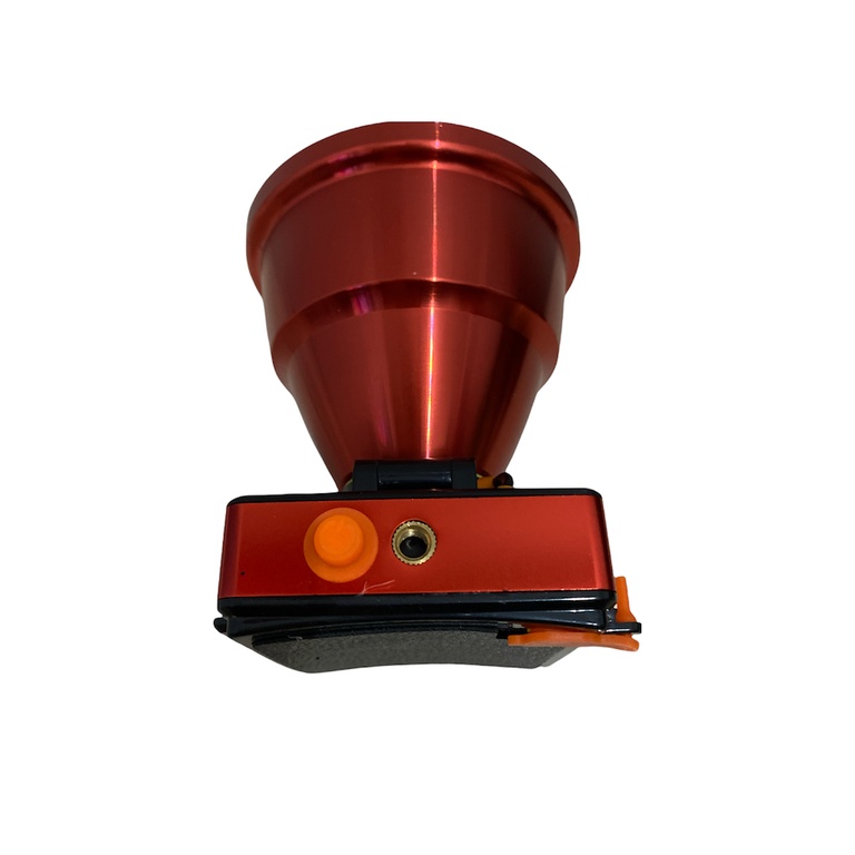 Mitsuyama Senter Kepala LED Super Terang Lithium MS 180 LAMPU PUTIH 200 Watt Super LED Rechargeable FREE Cable Bundle 16 JAM