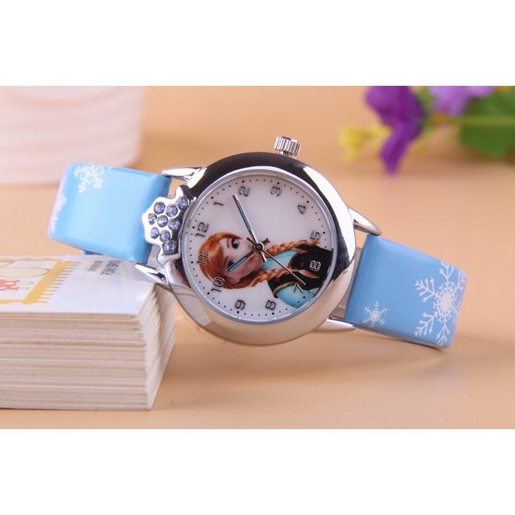 (100% BARANG ORI) JOYROX Jam Tangan Anak Perempuan Princess Elsa Anna Frozen - FG0701A