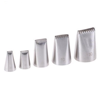 Basketweave Tips Icing Piping Nozzles (5pcs)