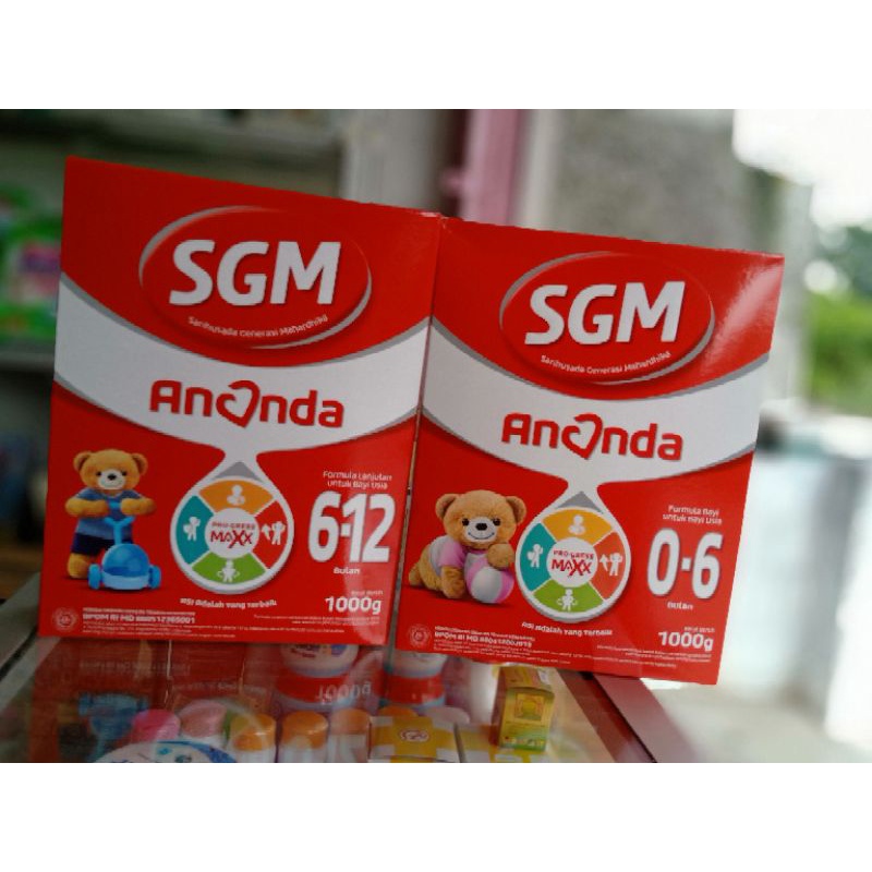 SGM 0-6 6-12 1000g Susu Formula