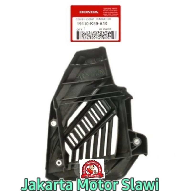 19150-K59-A10 tutup radiator cover radiator vario 125 vario 150 2015-2017 ori honda ahm