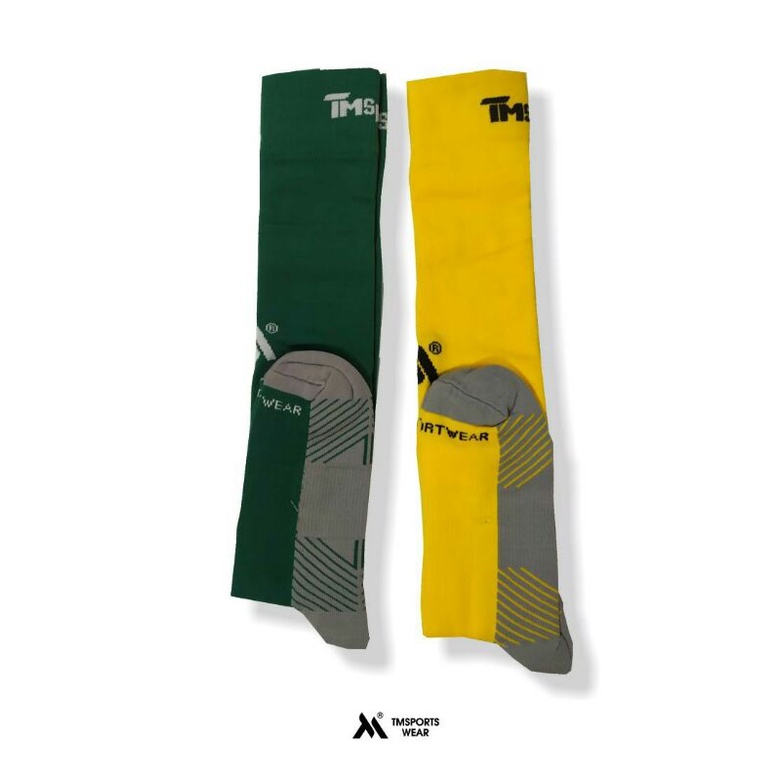 KAOS KAKI PANJANG FOOTBALL HIJAU BOTOL,KUNING,BIRU,OREN,HIJAU FUJI ,MERAH