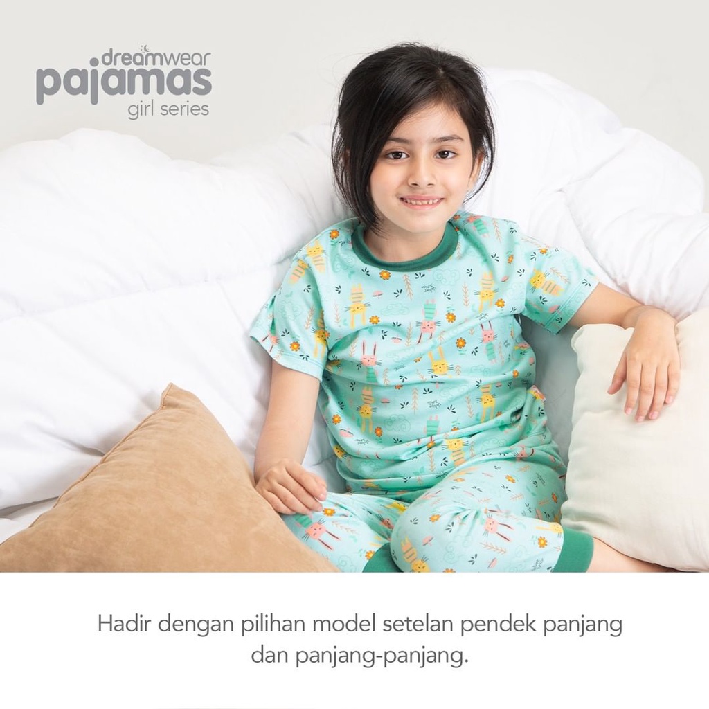 VELVET JUNIOR Pyjamas (Piyama) Kaos Pendek - Celana Panjang DreamWear Series
