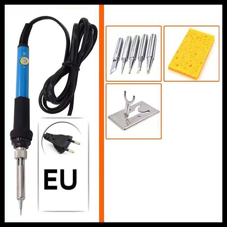 Solder Listrik Iron Adjustable Temperature 60W Alat Las Solder Listrik