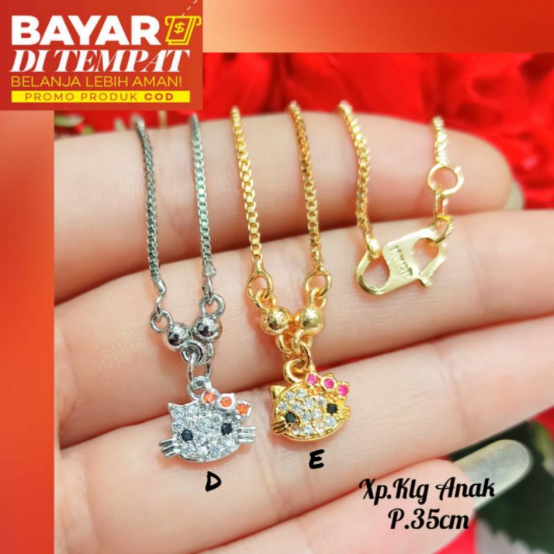 Kalung Anak Permata Hello Kity Lucu ll Anti karat