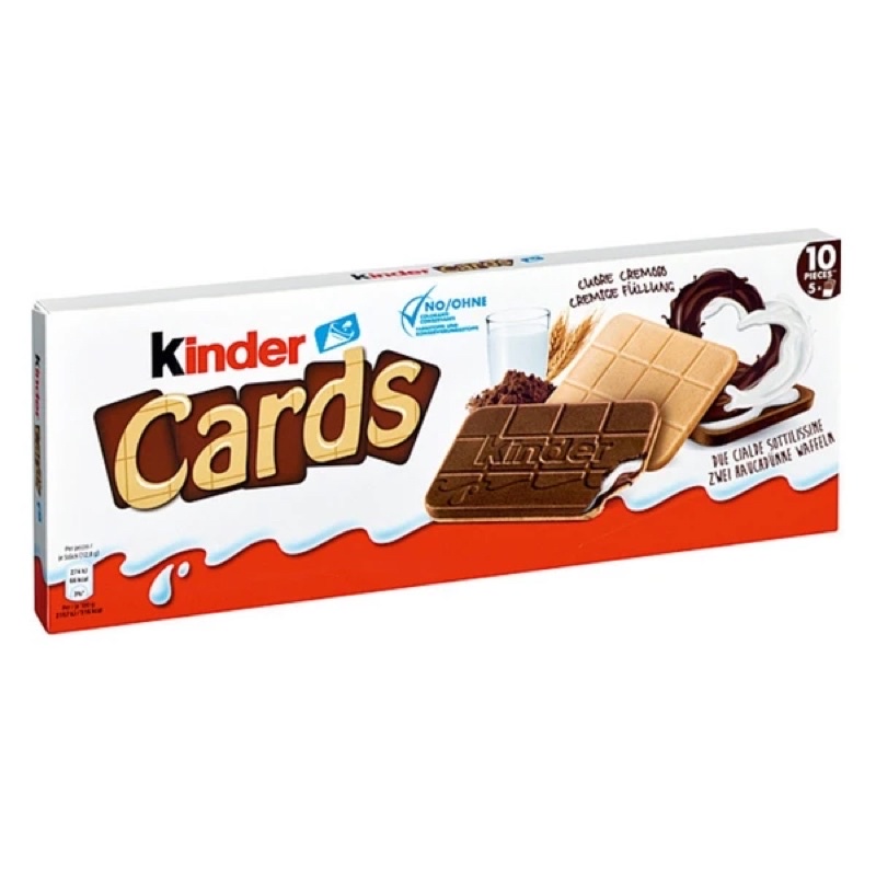 Kinder Cards Chocolate Kinder Kartu 128gr Coklat Import Kinder Eropa Europe Snack