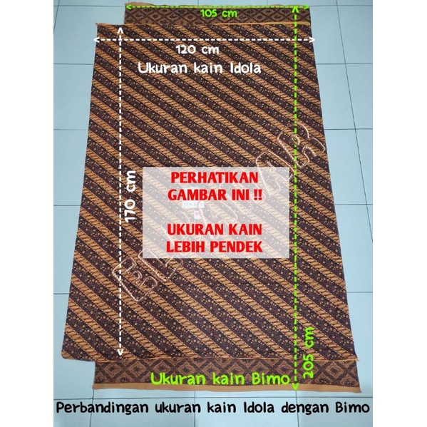 SELALU READY: Kain Batu Jarik Batik IDOLA Sogan Warna Warni