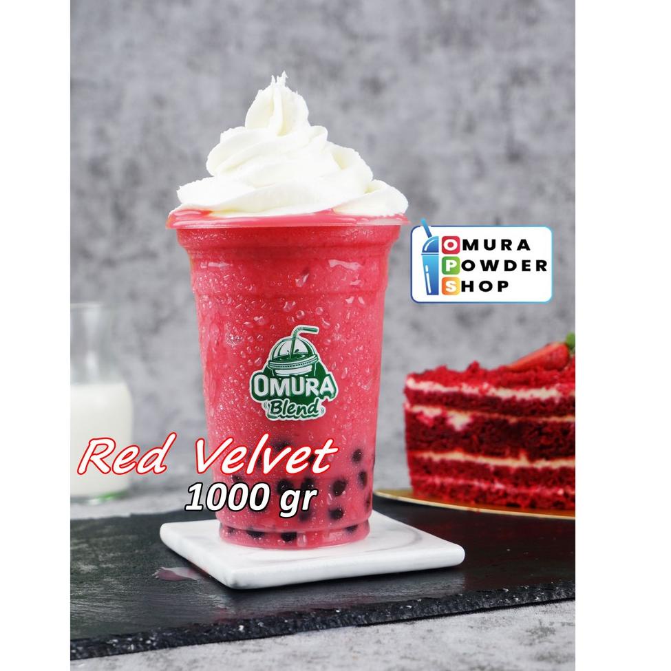

✨MEN SALE✨ Bubuk Minuman Rasa Red Velvet 1 KG Omura Blend gas !!