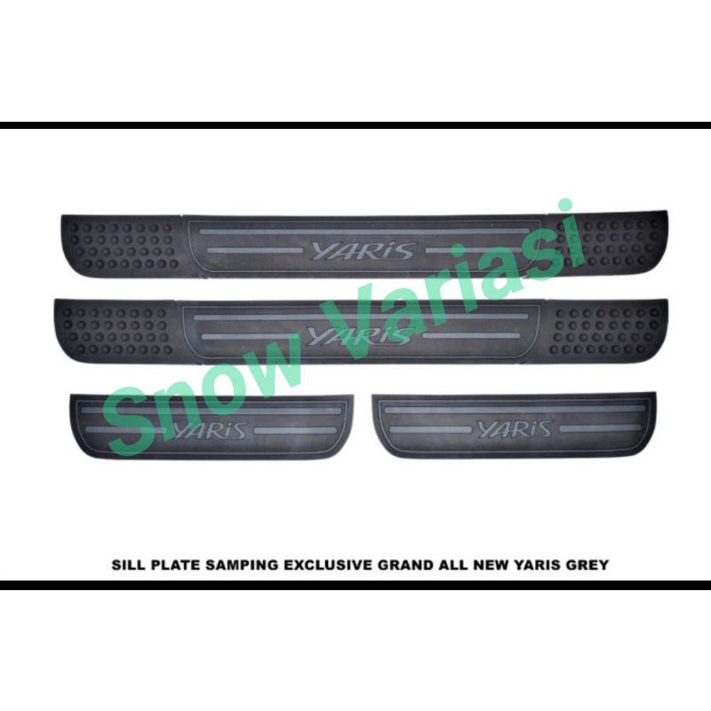 Side Sill Plate Sillplate Samping Karet TOYOTA YARIS Exclusive