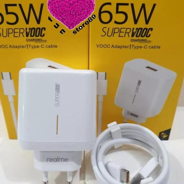 Hadir Hebat Charger Realme Original 100% SuperVooc 65Watt/30 Watt