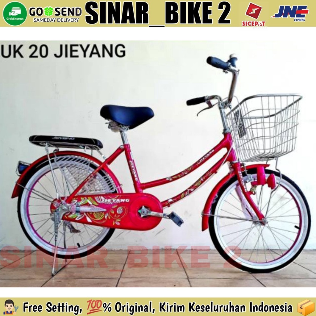 Sepeda Keranjang Dewasa 20,24 &amp; 26 Inch JIEYANG 01A  City Bike